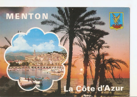Postal 032975 : La Cote dAzur. Menton. Le Port