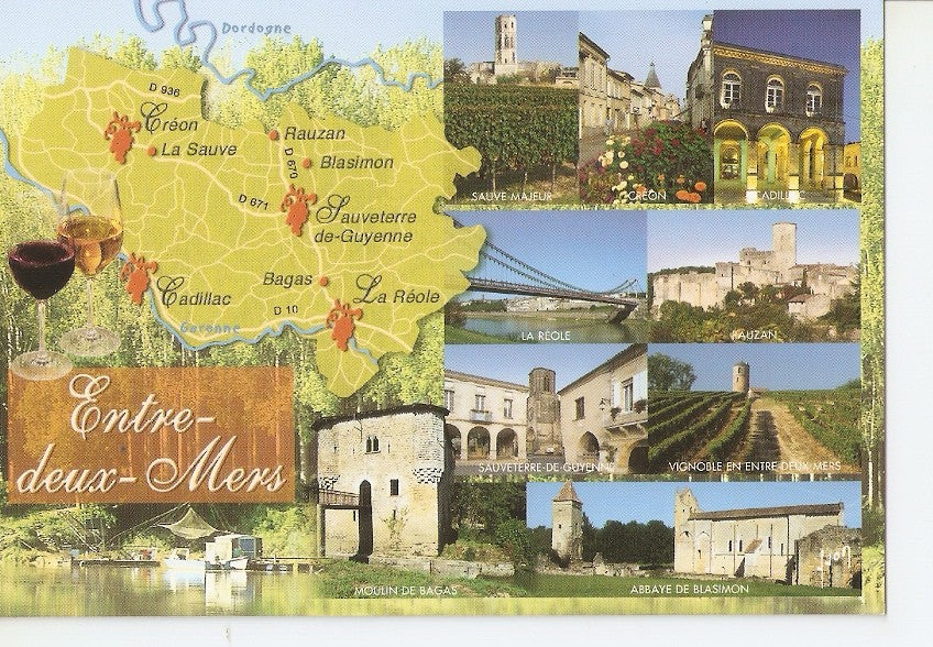 Postal 033018 : Lentre deux mers (Gironde) Couleurs et Lumiere de France