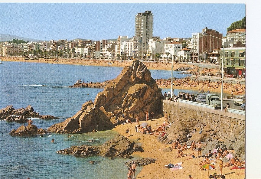 Postal 033041 : Costa Brava Lloret de Mar vista parcial desde la Caleta