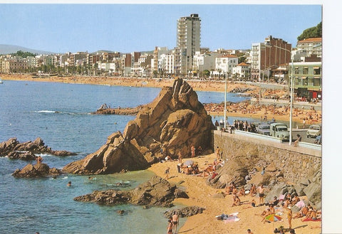Postal 033041 : Costa Brava Lloret de Mar vista parcial desde la Caleta