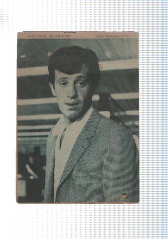 Mary Noticias numero 096: trasera foto artista Jean Paul Belmondo