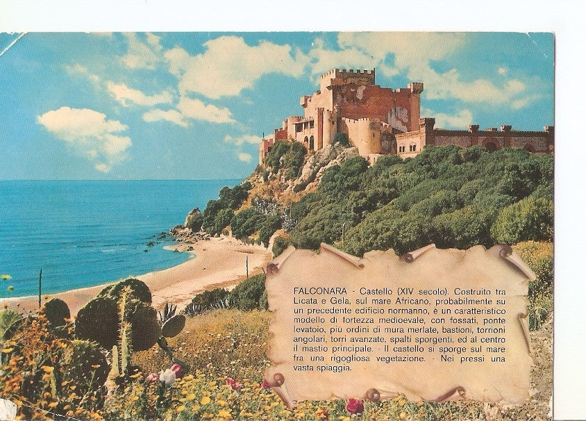 Postal 033074 : Falconara - Castelo (XIV secolo)