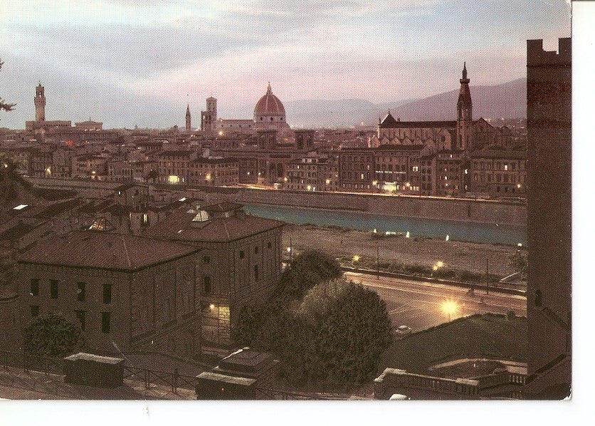 Postal 033111 : Firenze di notte