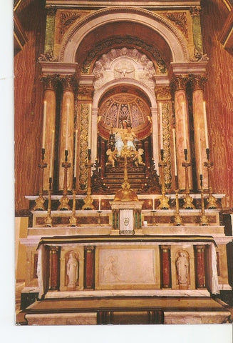 Postal 033120 : Mount Carmel Haifa basilica Stella Maris High Altar