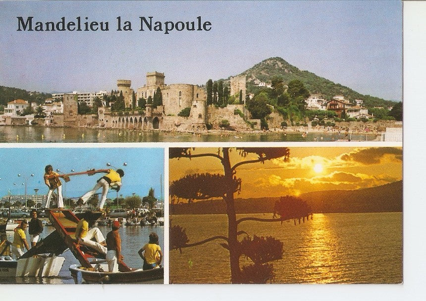 Postal 033135 : Le château. Souvenir de Mandelieu la Napoule. Cote dAzur - French Riviera