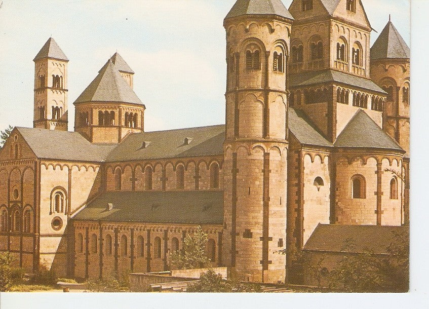 Postal 033163 : Arte romanico II iglesia abacial de Santa Maria Laach (Alemania)