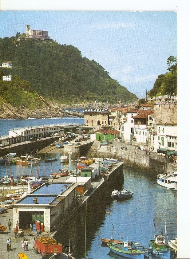 Postal 033181 : San Sebastian. Puerto y Monte Igueldo