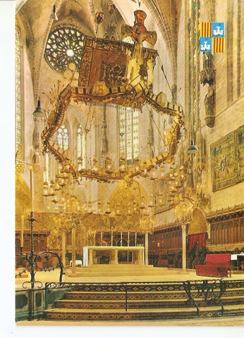 Postal 033184 : Palma de Mallorca interior de la Catedral