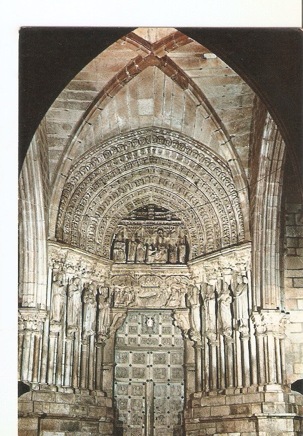 Postal 033226 : Tuy (Pontevedra). Portico de la Catedral. Siglo XIII