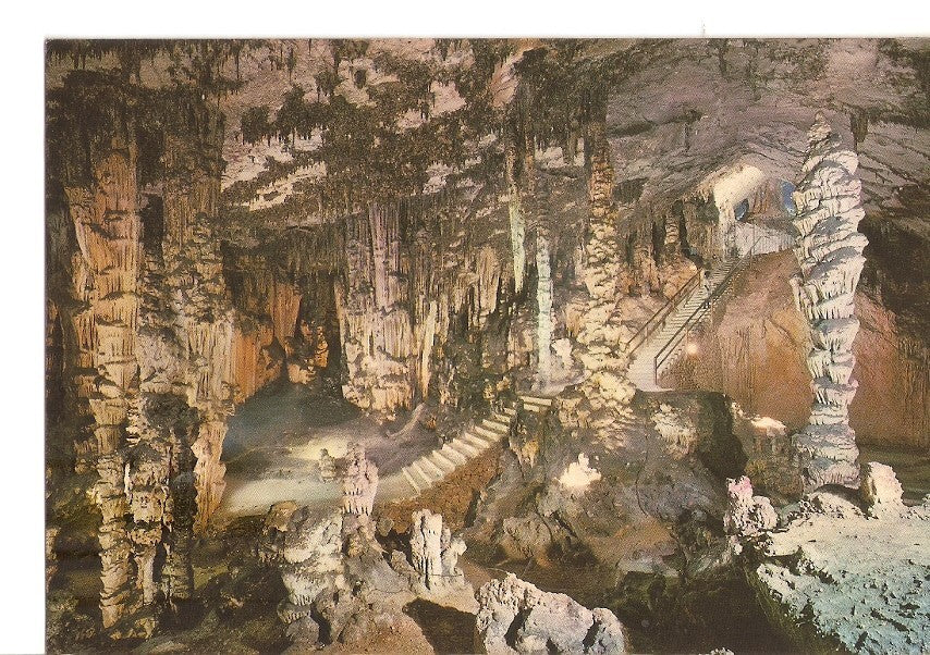 Postal 033233 : Cueva de Arta (Mallorca). Bajada a la cueva