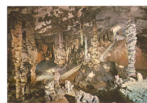 Postal 033233 : Cueva de Arta (Mallorca). Bajada a la cueva