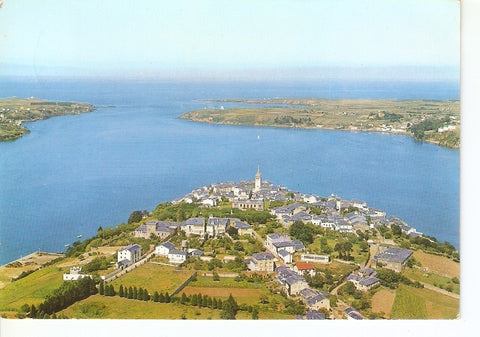 Postal 033249 : Castropol. Vista aerea. Ria del Eo