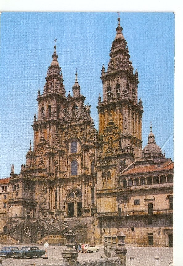 Postal 033260 : Santiago de Compostela. Catedral. Fachada del Obradoiro (Siglo XVIII)