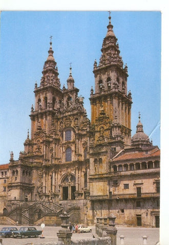 Postal 033260 : Santiago de Compostela. Catedral. Fachada del Obradoiro (Siglo XVIII)