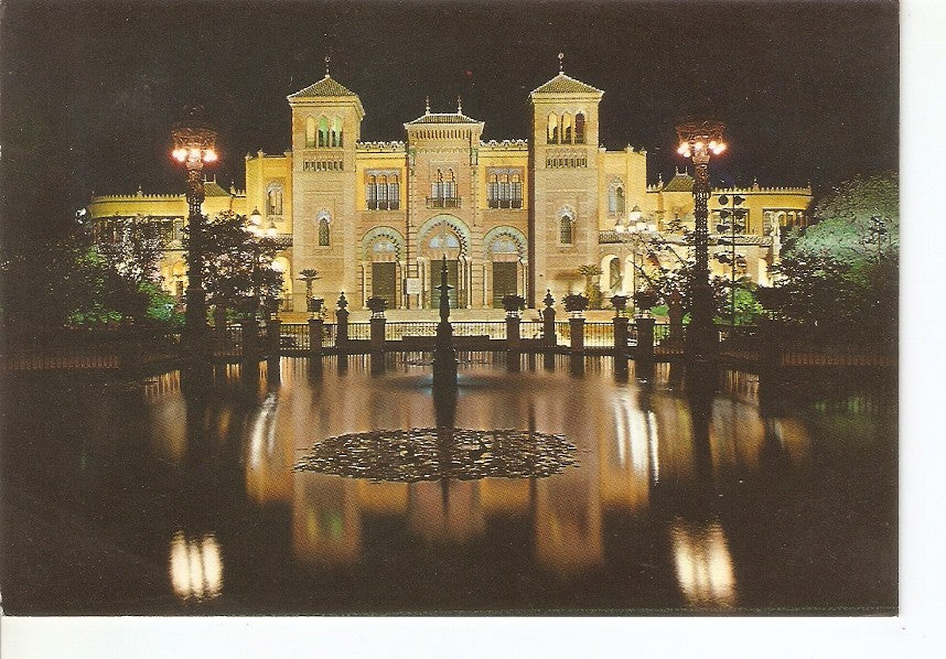 Postal 033319 : Sevilla. Plaza de America (Museo de Arte y Costumbres Populares)
