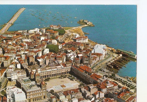 Postal 033323 : La Coruña. Vista aerea