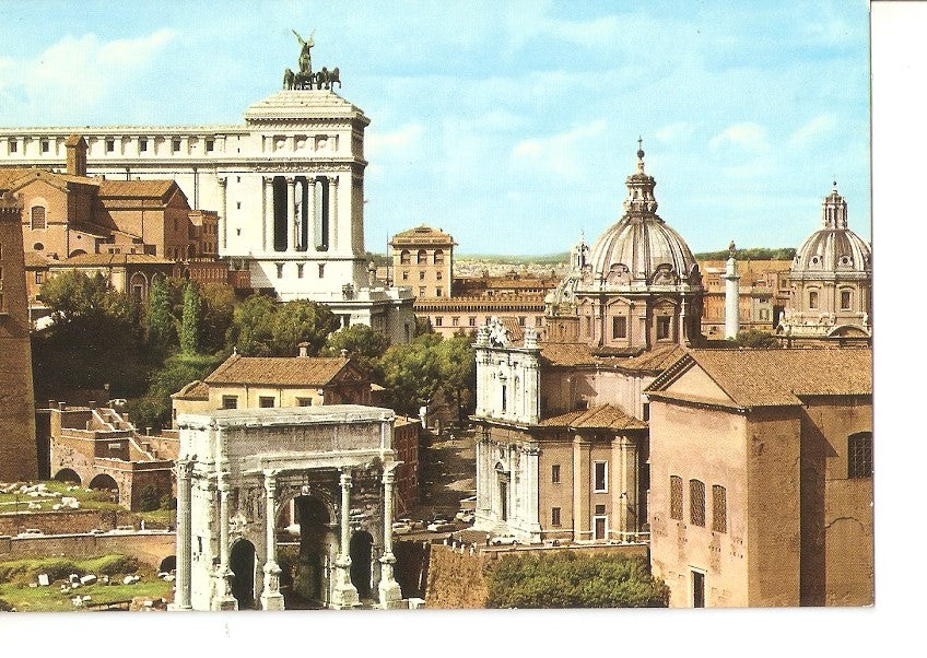 Postal 033333 : Roma. Foro romano e Arco di Settimio Severo
