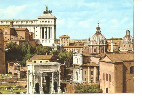 Postal 033333 : Roma. Foro romano e Arco di Settimio Severo