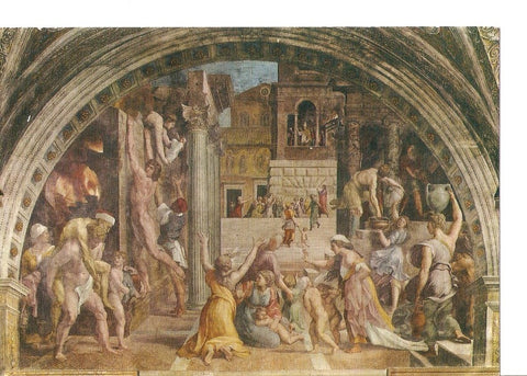 Postal 033341 : Citta del Vaticano. Room of the Fire - Fire of Bargo