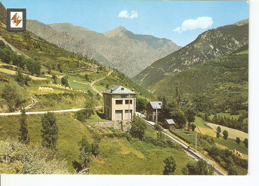 Postal 033364 : Querales (Girona). Pirineu Catala. Vista general