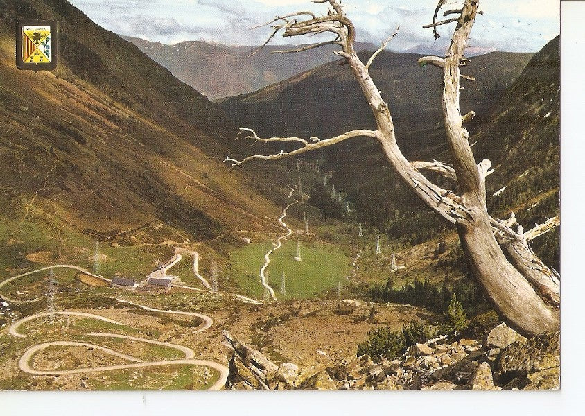 Postal 033369 : Pirineu Catala (Lleida). El Pallars. Acces al Port de la Bonaigua i refugi de Ntra. Ara. De Lesares Pas de la Vall dAneu