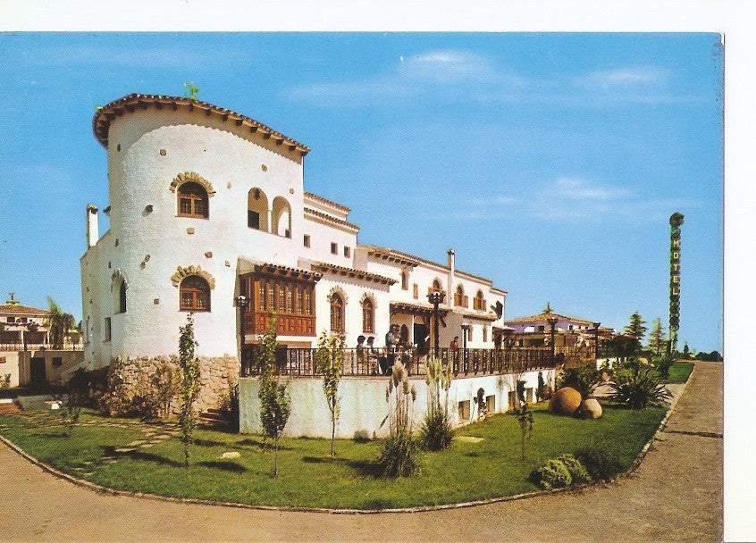 Postal 033374 : Motel de la Carretera. Fachada Restaurante Ctra Nacional III Madrid-Valencia