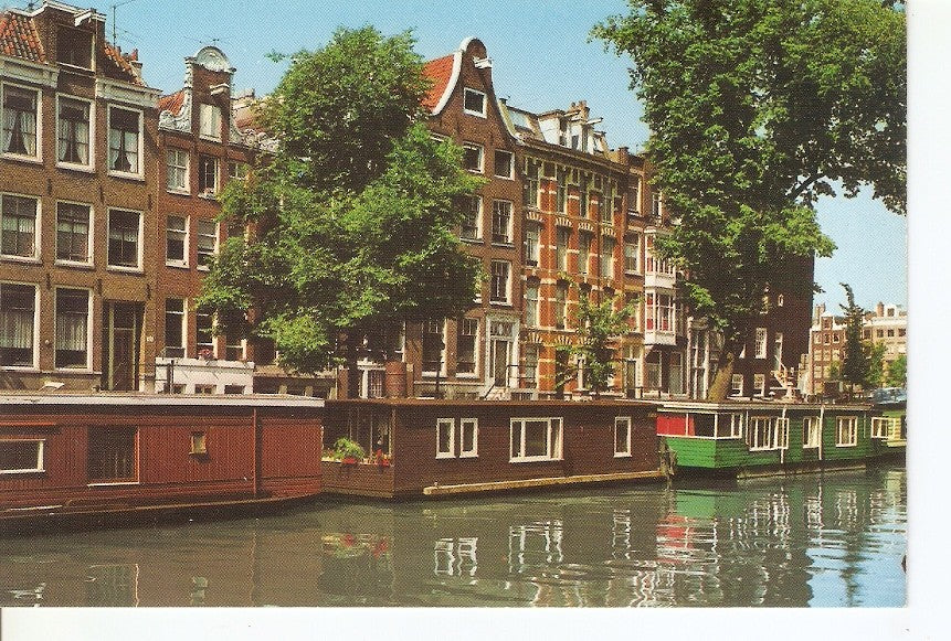 Postal 033400 : Amsterdam / Holland. Woonboten in Prinsengracht
