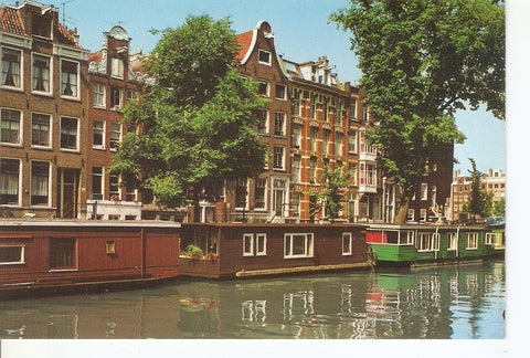 Postal 033400 : Amsterdam / Holland. Woonboten in Prinsengracht