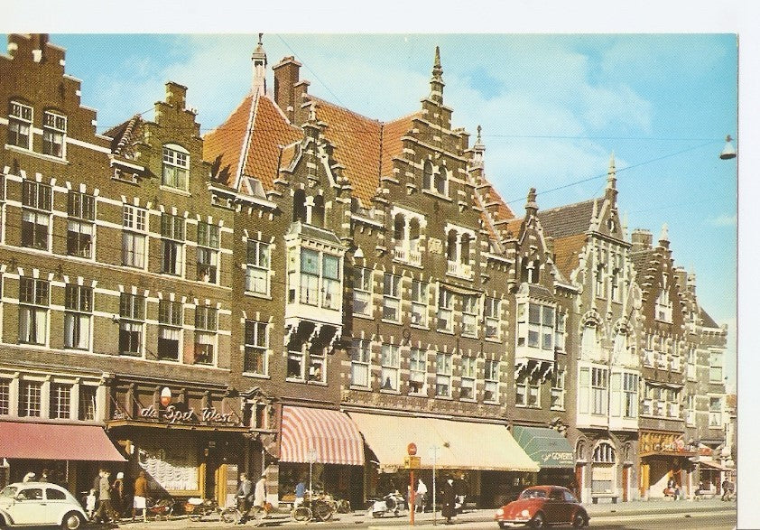 Postal 033438 : Rotterdam / Holland. Old façades. Schiedamseweg