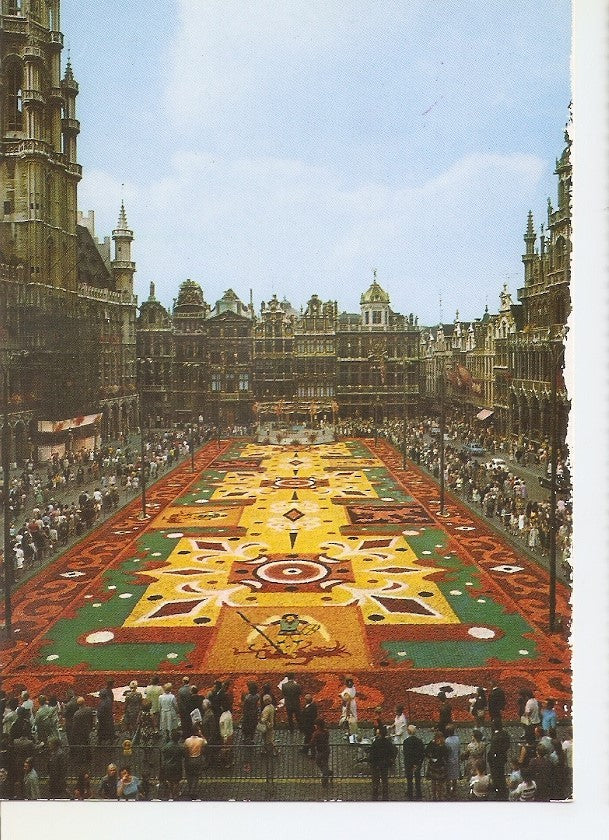 Postal 033450 : Brussels: Flowercarpet on the Market Place
