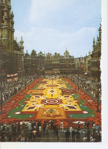 Postal 033450 : Brussels: Flowercarpet on the Market Place