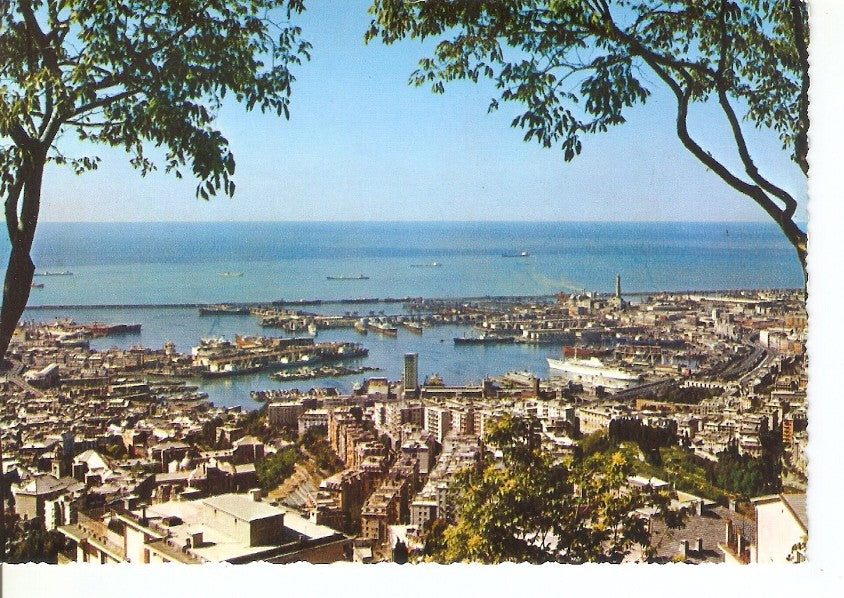 Postal 033461 : Genova. General view from the Righi