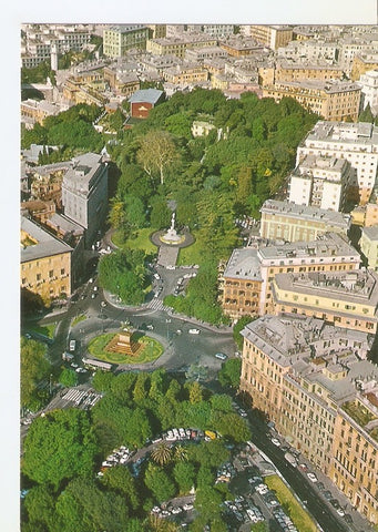 Postal 033471 : Genova. Piazza Corvetto vista dallaereo