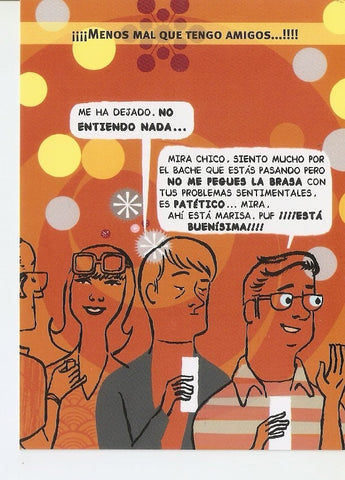 Postal 033479 : Dibujo Me acabo de separar. Miguel Gallardo y Victoria Bermejo