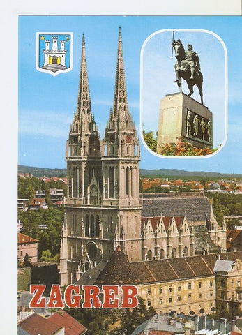 Postal 033495 : Zagreb - Katedrala Croacia
