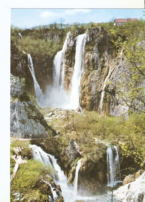 Postal 033498 : Plitvicka Jezera Croacia. Cascata Plitvice