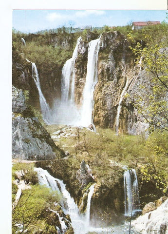 Postal 033498 : Plitvicka Jezera Croacia. Cascata Plitvice