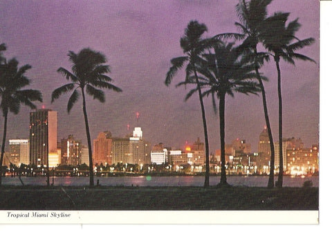Postal 033509 : Tropical Miami Skyline