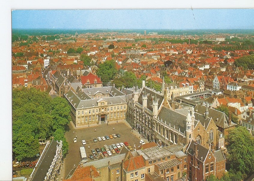 Postal 033542 : Brugge. The Burg (view of the Belfry-tower)