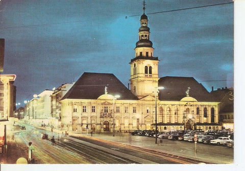 Postal 033551 : Mannheim. Altes Rathaus an der Breite-StraBe