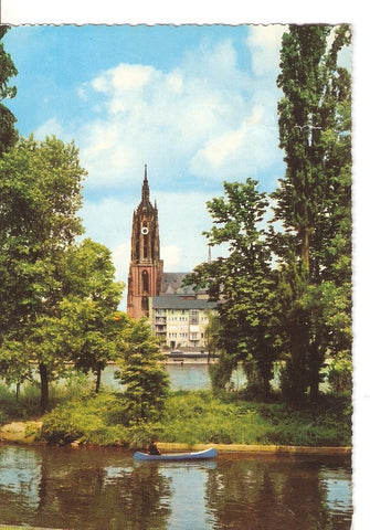 Postal 033590 : Frankfurt/Main. Mainpartie mit Dom