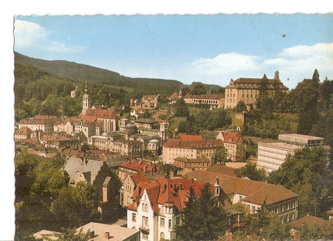 Postal 033609 : Baden-Baden. Blick zun neuen Schloss