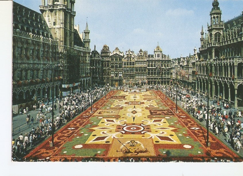 Postal 033632 : Brussel Market Place Flower carpet