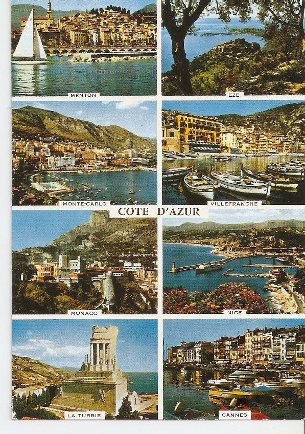 Postal 033636 : Souvenir de la Cote dAzur