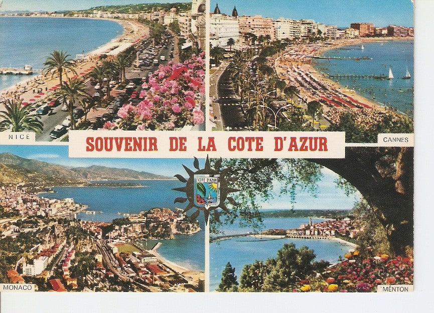 Postal 033637 : Souvenir de la Cote dAzur