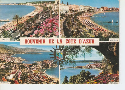 Postal 033637 : Souvenir de la Cote dAzur