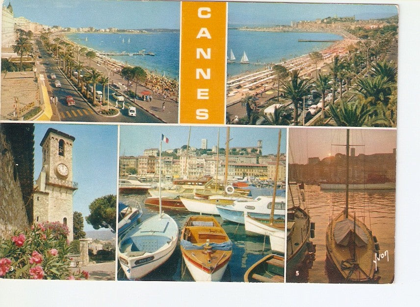 Postal 033640 : La Cote dAzur Cannes (Alpes-Maritimes). Francia