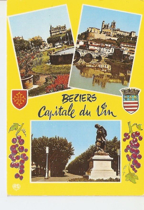 Postal 033643 : Beziers (Herault). Fracia