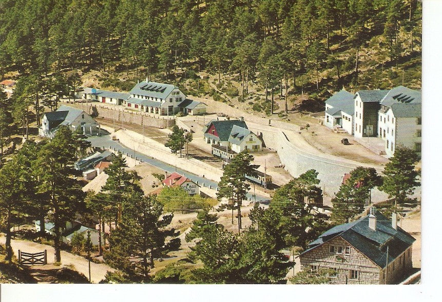 Postal 033664 : Puerto de Navacerrada. Estacion del Funicular y Hotel Arias