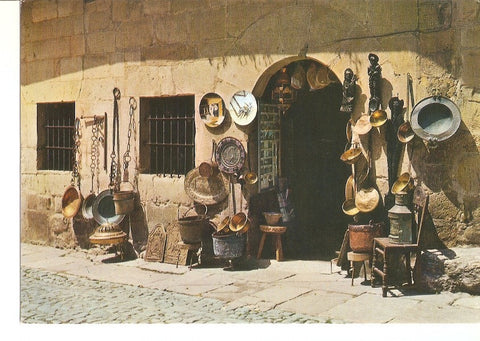 Postal 033674 : Santillana del Mar (Santander). Tienda de antiguedades